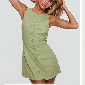 Princess Polly Button Down Romper Dress NWT